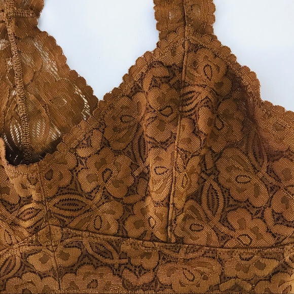 Free People Galloon Bralette in Copper Tan - Picture 4 of 6